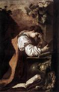 Domenico Fetti Melancholy oil painting on canvas